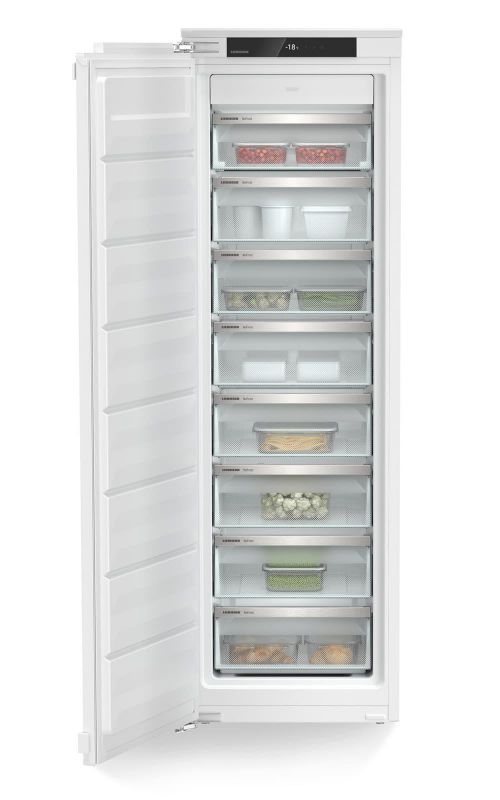 Морозильна камера Liebherr вбудована, 177x55.9х54.6, 209л, F, NF, диспл внутр., білий