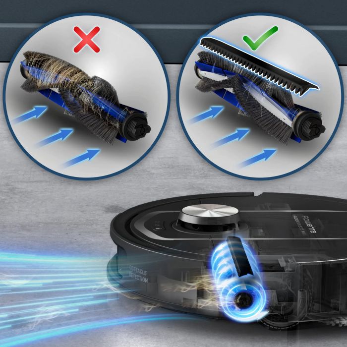 Робот-пилосос Rowenta миючий X-Plorer Serie 575 Max Standard, 10000ПаВт, h=10.5см, 0.22л, конт пил -0.3л, автон. робота до 120хв, чорний