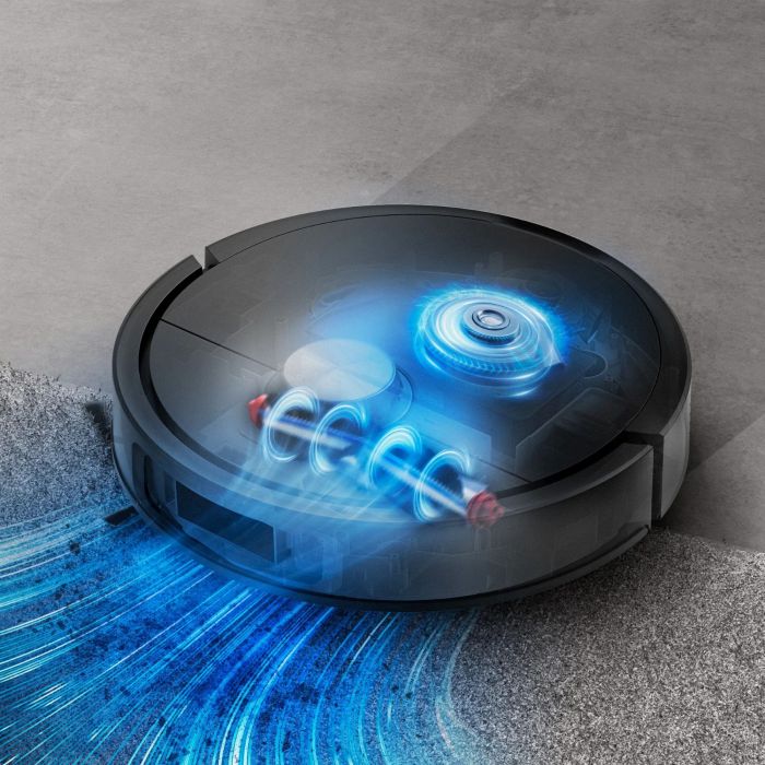 Робот-пилосос Rowenta миючий X-Plorer Serie 575 Max Standard, 10000ПаВт, h=10.5см, 0.22л, конт пил -0.3л, автон. робота до 120хв, чорний