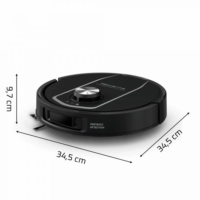 Робот-пилосос Rowenta миючий X-Plorer Serie 575 Max Standard, 10000ПаВт, h=10.5см, 0.22л, конт пил -0.3л, автон. робота до 120хв, чорний