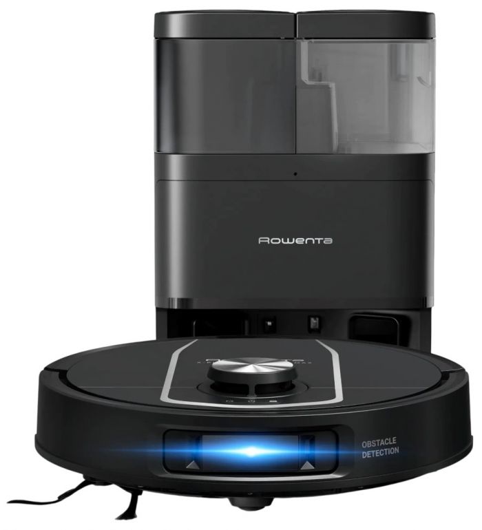 Робот-пилосос Rowenta миючий X-Plorer Serie 575 Max Standard, 10000ПаВт, h=10.5см, 0.22л, конт пил -0.3л, автон. робота до 120хв, чорний