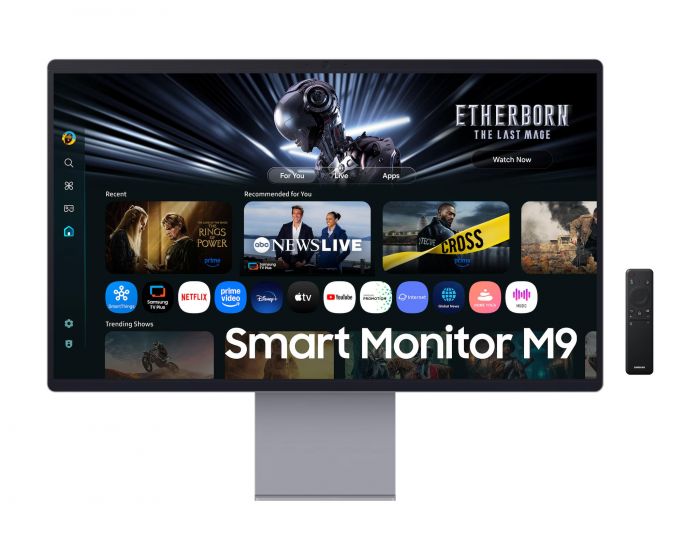 Монітор Samsung 32"S32FM902 HDMI, USB, Bluetooth, MM, OLED, 3840x2160, 165Hz, 0.03ms, HDR10+