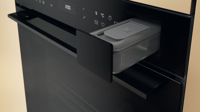 Духова шафа Whirlpool електрична, 73л, A+, дисплей, конвекція, піроліз, телескопічні напрямні, чорний