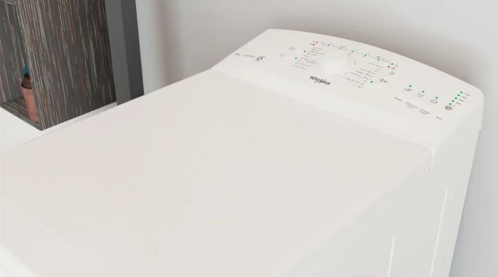 Пральна машина Whirlpool вертикальна, 6кг, 1000, C, 60см, білий