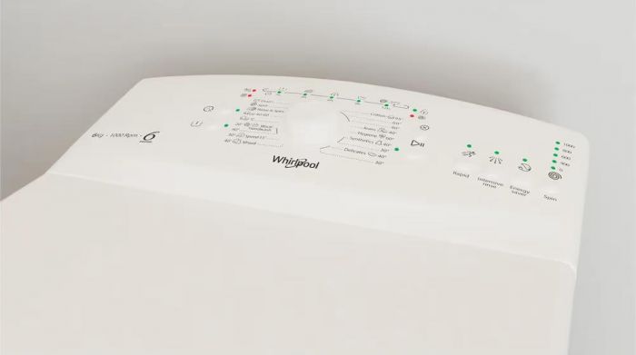 Пральна машина Whirlpool вертикальна, 6кг, 1000, C, 60см, білий