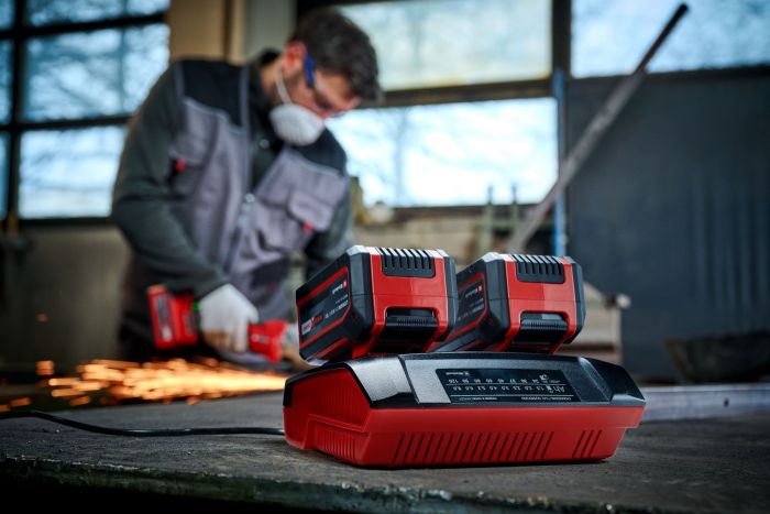 Зарядний пристрій Einhell Power X-Twincharger 2x18В 4А 0.87кг