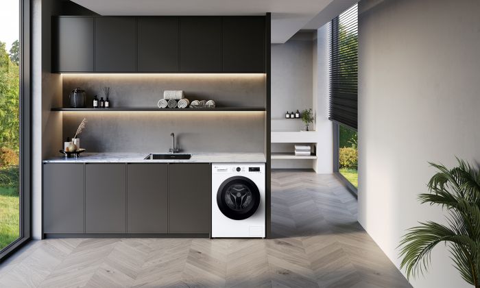 Пральна машина LG фронтальна, 6кг, 1200, В, 44см, дисплей, пара, інвертор, білий