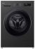 Пральна машина LG фронтальна, 6.5кг, 1200, В, 44см, дисплей, пара, інвертор, чорний