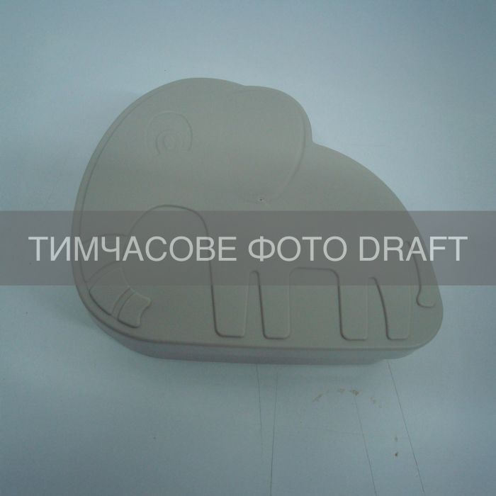 Ланч-бокс ARDESTO Fresh Elephant 1л, пластик, сірий