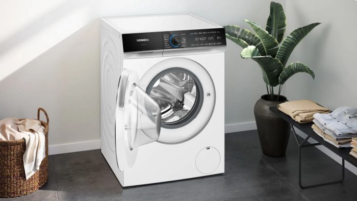 Пральна машина Siemens фронтальна, 10кг, 1600, A, 60см, дисплей, білий