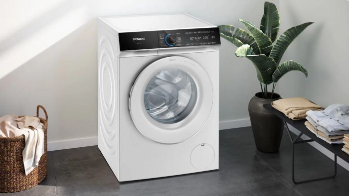 Пральна машина Siemens фронтальна, 10кг, 1600, A, 60см, дисплей, білий