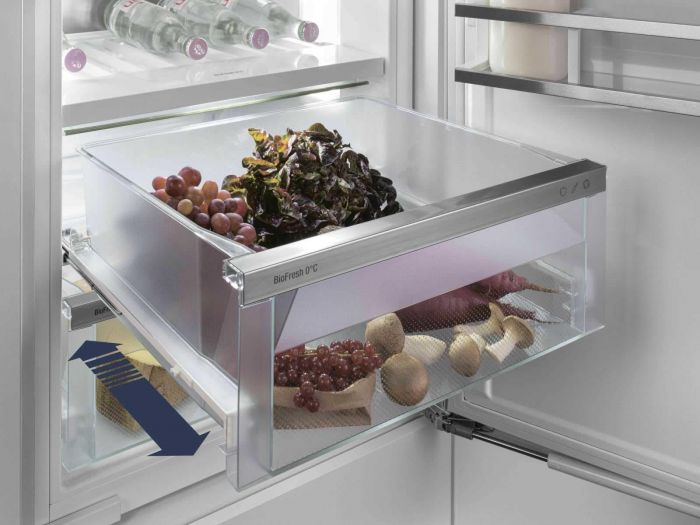 Холодильник Liebherr вбудований SBS, 177x111.8х54.6, холод.відд.-291л, мороз.відд.-209л, 2дв., F, NF, диспл внутр., білий