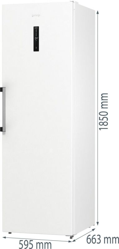 Холодильна камера Gorenje, 185x60х66, 398л, А++, дисплей, зона св-ті, білий