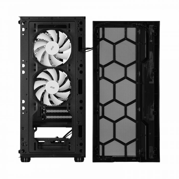 Корпус 2E GAMING Spero G2052 без БЖ 2xUSB3.0, 1xUSB2.0, 1x120мм ARGB, 2x120мм, VGA 345мм, LCS ready, TG Side Panel, ATX, чорний