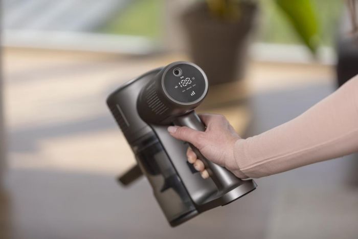 Пилосос Gorenje бездротовий, 95Вт, конт пил -0.5л, автон. робота до 60хв, HEPA, 2 в 1, підсвічування, індикатор, антрацит