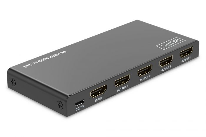 Відеосплітер DIGITUS HDMI (INx1 - OUTx4), 4K