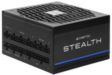 Блок живлення CHIEFTEC Stealth (1200W), >92%, 80+ Platinum, 135мм FDB, 1xMB 24pin(20+4), 2xCPU 8pin(4+4), 2xMolex, 10xSATA, 3xPCIe 8pin(6+2), 2xPCIe GEN5 16pin, Fully Modular