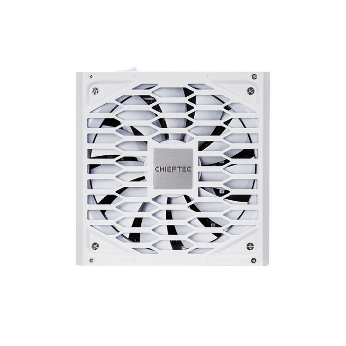 Блок живлення CHIEFTEC Vega M  (850W), >90%, 80+ Gold, 135мм FDB, 1xMB 24pin(20+4), 2xCPU 8pin(4+4), 3xMolex, 6xSATA, 4xPCIe 8pin(6+2), 1xPCIe GEN5 16pin, Fully Modular, White