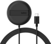 Зарядний пристрій бездротовий Belkin UltraCharge Magnetic Kickstand 15Вт, чорний