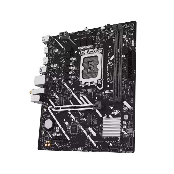Материнcька плата ASUS PRIME B760M-F WIFI s1700 B760 2xDDR5 M.2 HDMI DP Wi-Fi BT mATX