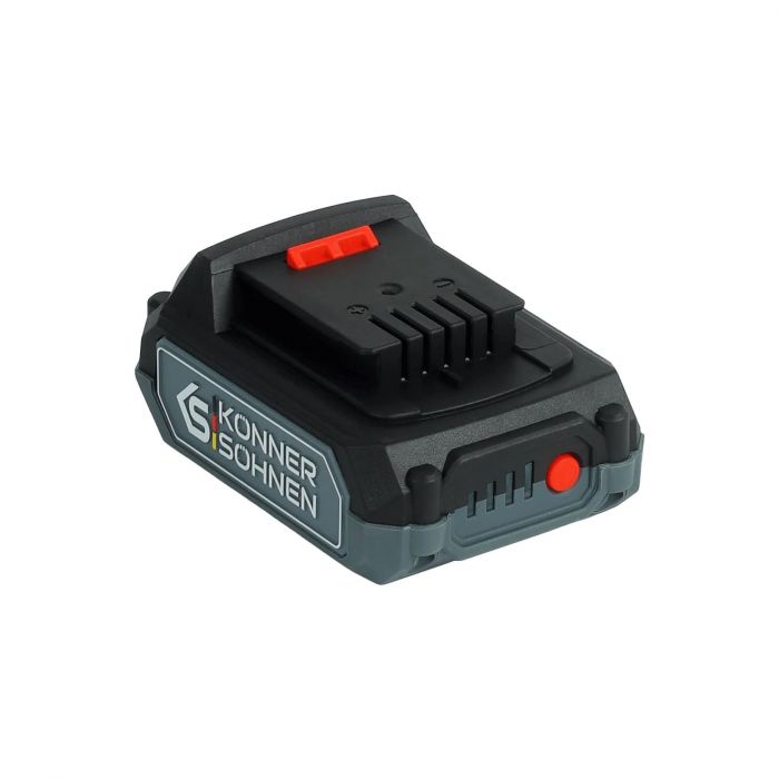 Шурупокрут-дриль ударний акумуляторний Konner&Sohnen KS ID20V-60 KIT 74 18В 1х2А·год 60Нм 0-450·0-1900об/хв LED-світло ЗП набір свердл і біт 74шт кейс 4.3кг