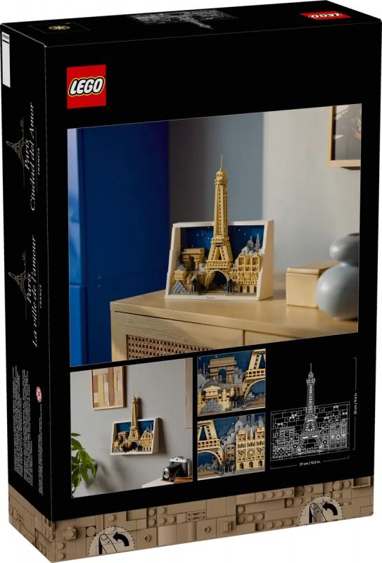 Конструктор LEGO Architecture Париж — місто кохання