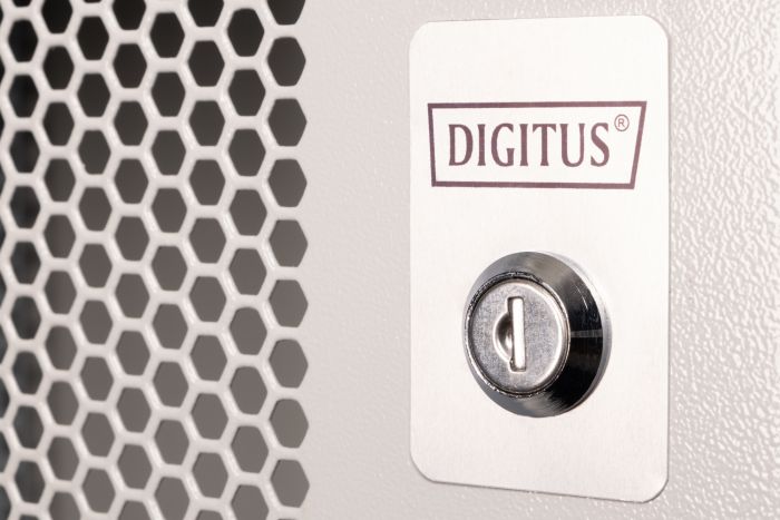 Шафа DIGITUS 19", 12U, SOHO PRO, перфоровані двері, 540x400 мм, 60кг максимально, сіра