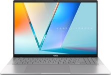 Ноутбук ASUS Vivobook S 16 S3607VA-RP015 16" WUXGA IPS, Intel i7-13620H, 16GB, F512GB, UMA, NoOS, Сріблястий