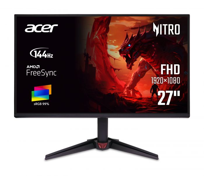 Монітор Acer 27" Nitro VG270P6bip HDMI, DP, MM, IPS, 144Hz, 1ms