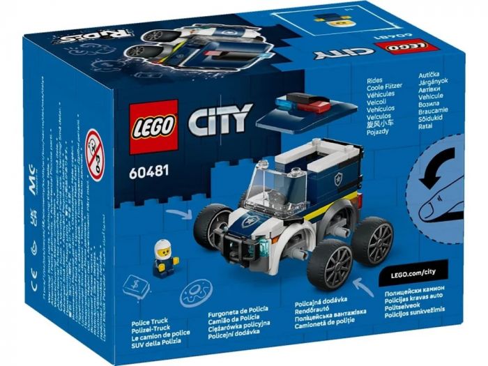 Конструктор LEGO City Автівки — Поліцейська вантажівка
