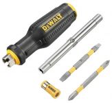 Викрутки DeWALT FULL FIT 6 Way, з бітами 2 шт, руків'я двокомпонентне, 75мм шт, SL, PH