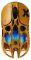 Миша GravaStar Mercury X, BT/WL/USB-A, RGB, Battle-Worn Yellow