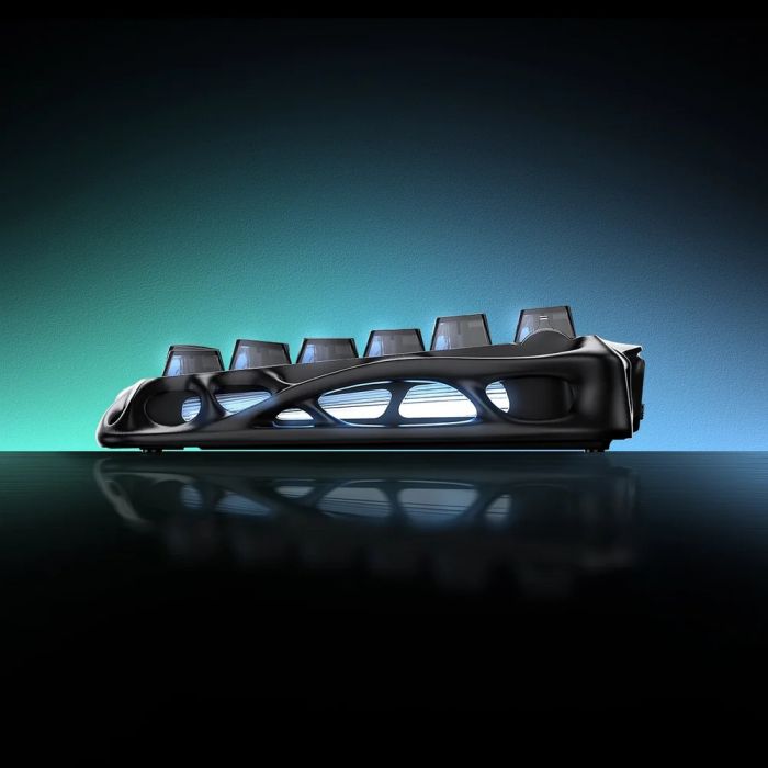 Клавіатура механічна GravaStar Mercury V75 80keys, Magnetic Jade Pro, 8K, USB-A, RGB, Stealth Black