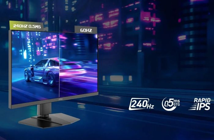 Монітор MSI 27" MAG 272PF-X24 2xHDMI, DP, MM, IPS, 1920x1080, 240Hz, 0.5ms, sRGB 122%, AdaptiveSync, Pivot