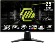 Монітор MSI 24.5" MAG 255XF 2xHDMI, DP, Audio, IPS, 300Hz, 0.5ms, sRGB 120%, FreeSync