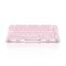 Клавіатура механічна GravaStar Mercury K1 80keys, GravaStar x Kailh Cheery Pink, EN, BT/WL/USB, Sakura Pink