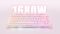 Клавіатура механічна GravaStar Mercury K1 80keys, GravaStar x Kailh Cheery Pink, EN, BT/WL/USB, Sakura Pink