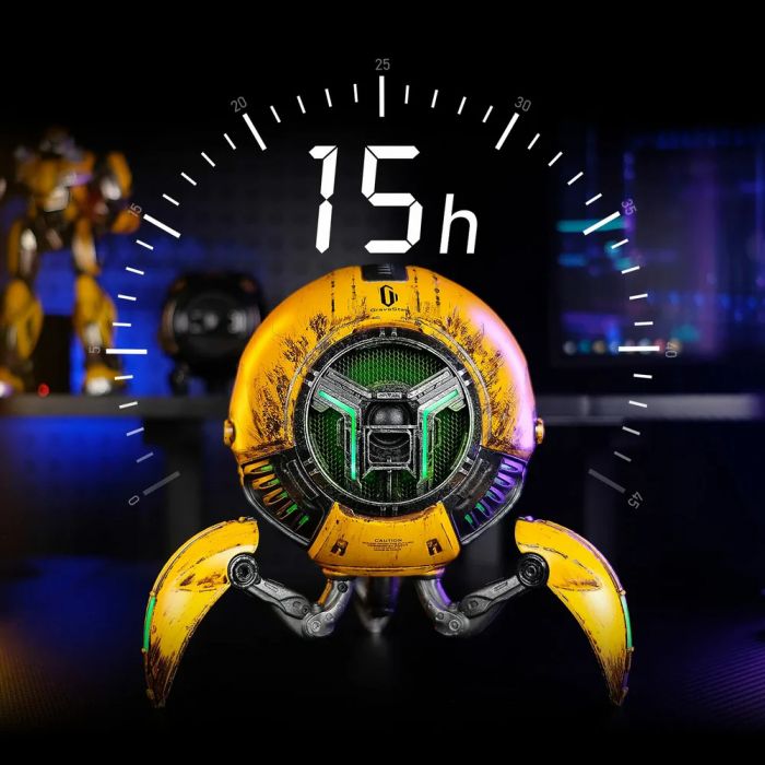 Акустична система Gravastar Mars Pro 2 Battle-Worn, Zinc Alloy body, BT/3.5мм, 20ВТ, жовтий