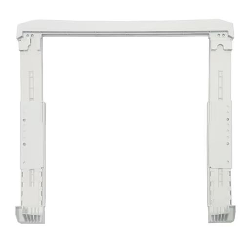 Комплект монтажний Beko для з'єднання пральної машини з сушильною машиною 40-54 см, білий