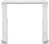 Комплект монтажний Beko для з'єднання пральної машини з сушильною машиною 40-54 см, білий