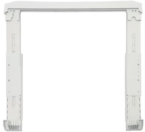 Комплект монтажний Beko для з'єднання пральної машини з сушильною машиною 40-54 см, білий