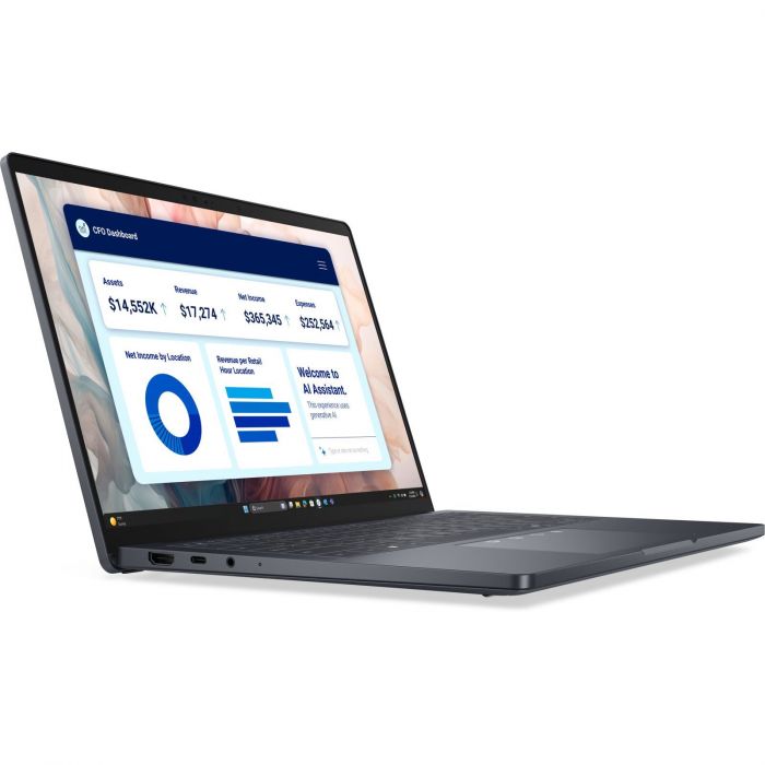 Ноутбук Dell Pro 14 Premium 14" QHD+ OLED Touch, Intel U7-268V, 32GB, F512GB, UMA, Win11P, чорний