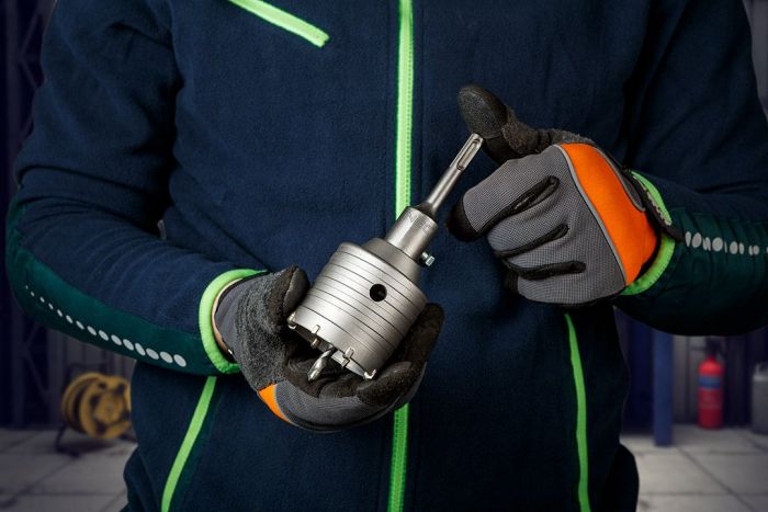 Коронка по бетону Neo Tools, біметалічна, SDS+, 65мм