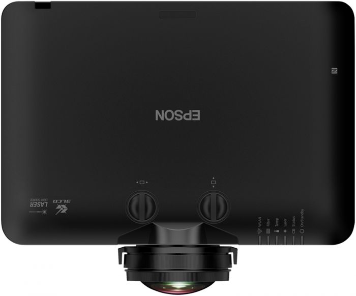 Проєктор Epson EB-L695SE WUXGA, 6000 lm, LASER, 0.5-0.7, WiFi, чорний