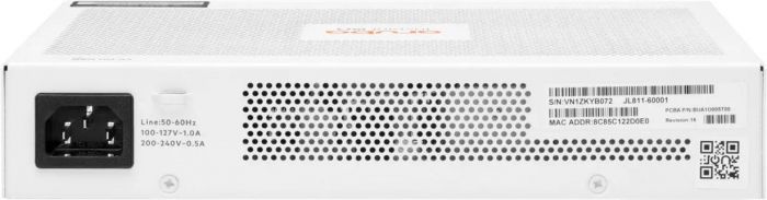Комутатор HPE Aruba Instant On 1830, 8xGE ports, PoE Class 4 65W (ports 1-4), LT Warranty