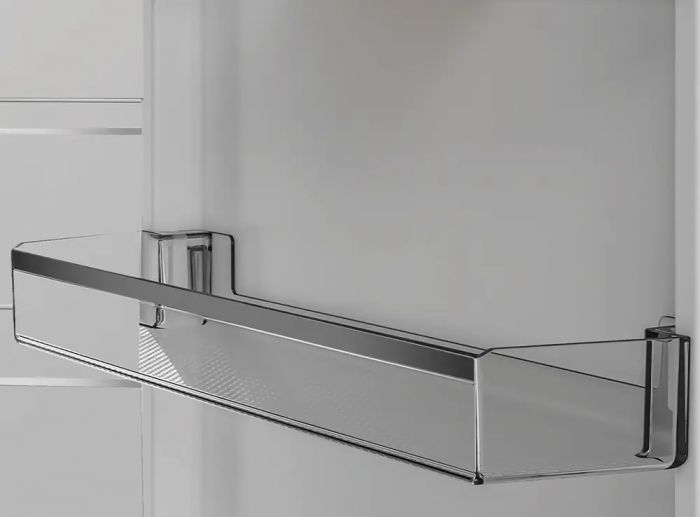 Холодильник Whirlpool з нижн. мороз., 186.5x60х66.3, холод.відд.-210л, мороз.відд.-104л, 2дв., А++, NF, дисплей, інв., зона нульова, сірий