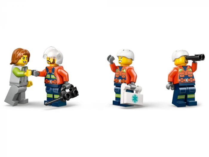 Конструктор LEGO City Рятувальний катер і гелікоптер берегової охорони