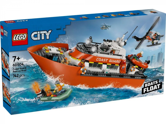 Конструктор LEGO City Рятувальний катер і гелікоптер берегової охорони