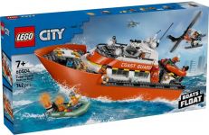 Конструктор LEGO City Рятувальний катер і гелікоптер берегової охорони