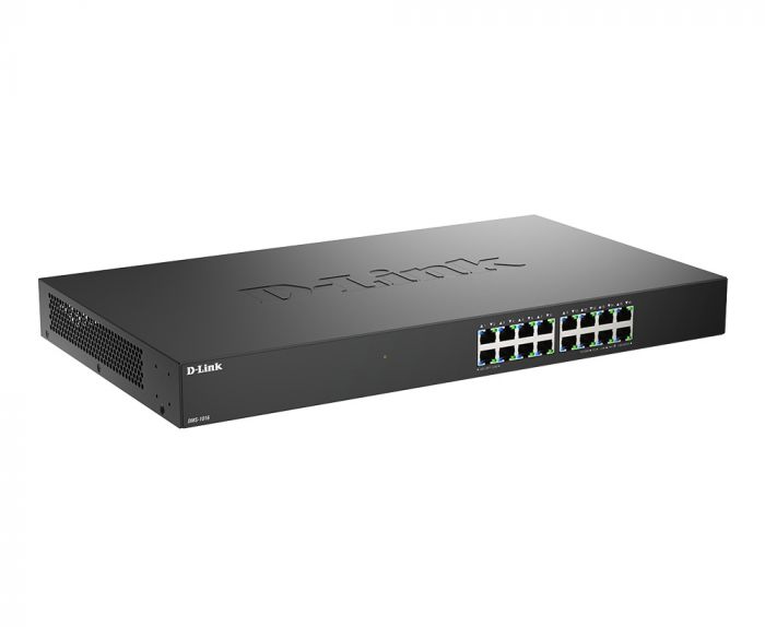 Комутатор D-Link DMS-1016 16x2.5GE, Некерований